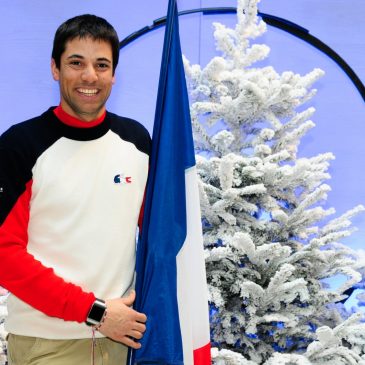 Vincent Gauthier Manuel, porte drapeau de l’Equipe de France à Sotchi