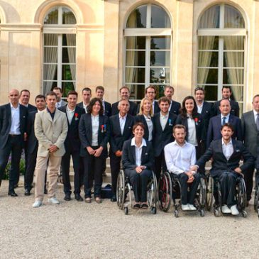 Les Equipes de France Paralympique et Olympique de Sotchi 2014 à l’Élysée